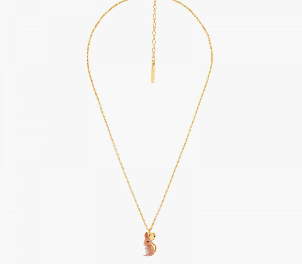 CHINESE NEW YEAR RAT PENDANT THIN NECKLACE