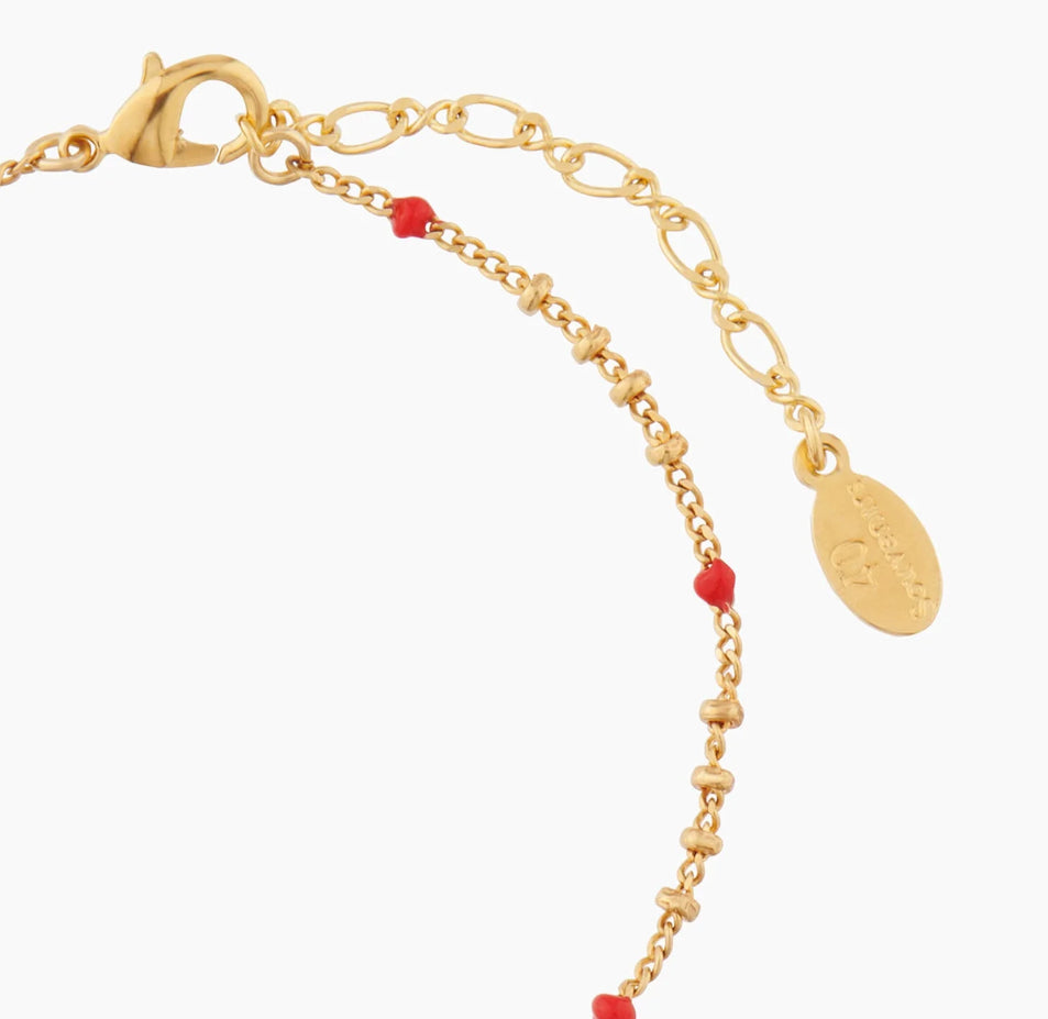CORAL CHARMS BRACELET
