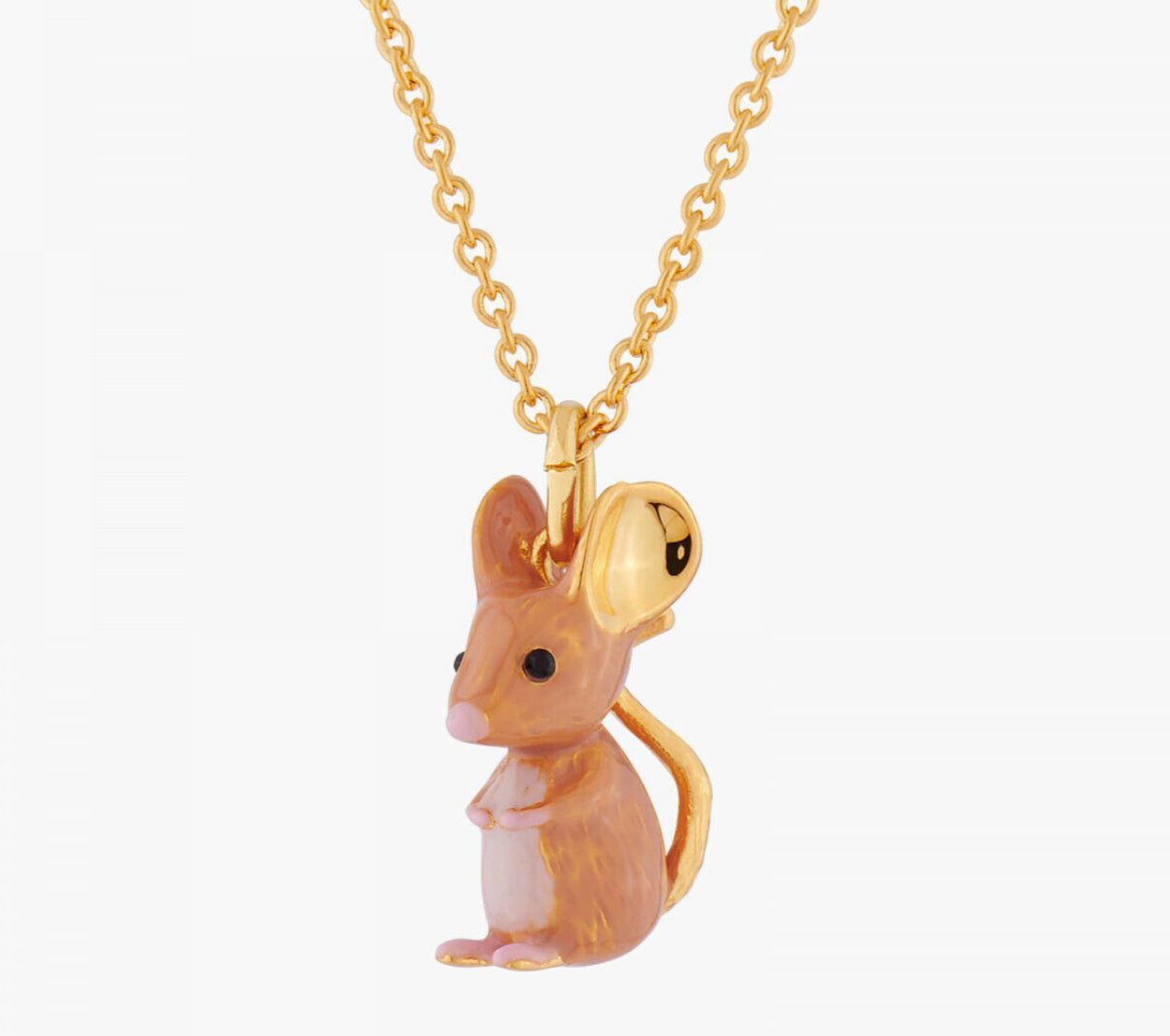 CHINESE NEW YEAR RAT PENDANT THIN NECKLACE