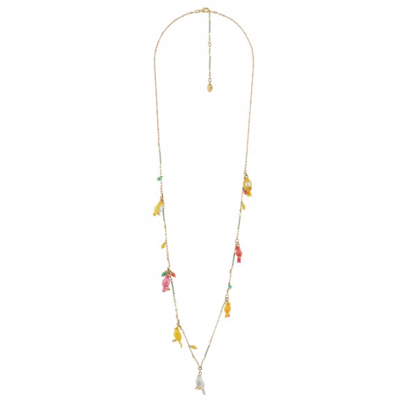 Canary and Family Long Necklace