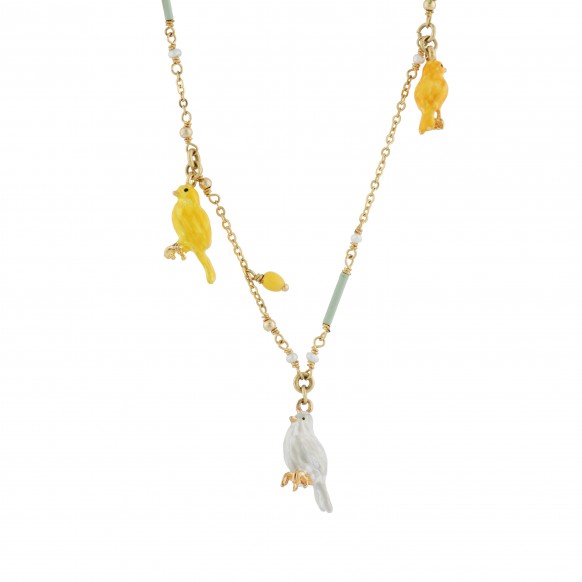 Canary and Family Long Necklace