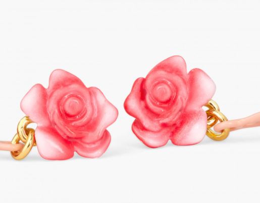 MINI PAS DE DEUX AND ROSEBUD POST EARRINGS