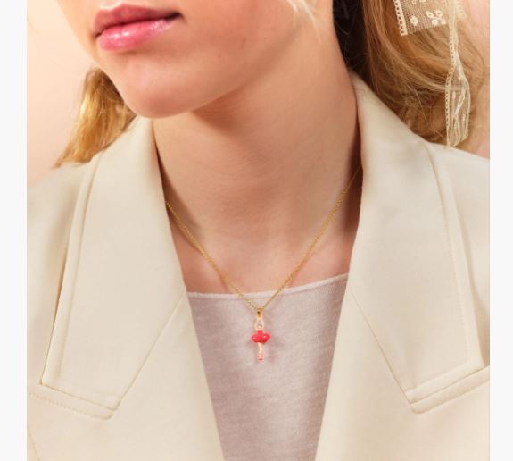 MINI PAS DE DEUX QUEEN OF FLOWERS PENDANT NECKLACE
