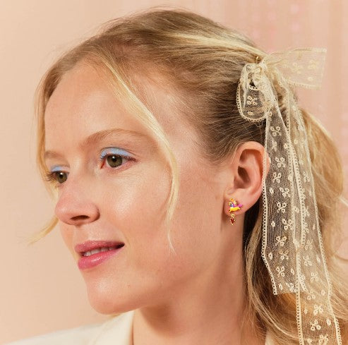 Post Earrings PLUMES D'AUTOMNE ASPL103T/1
