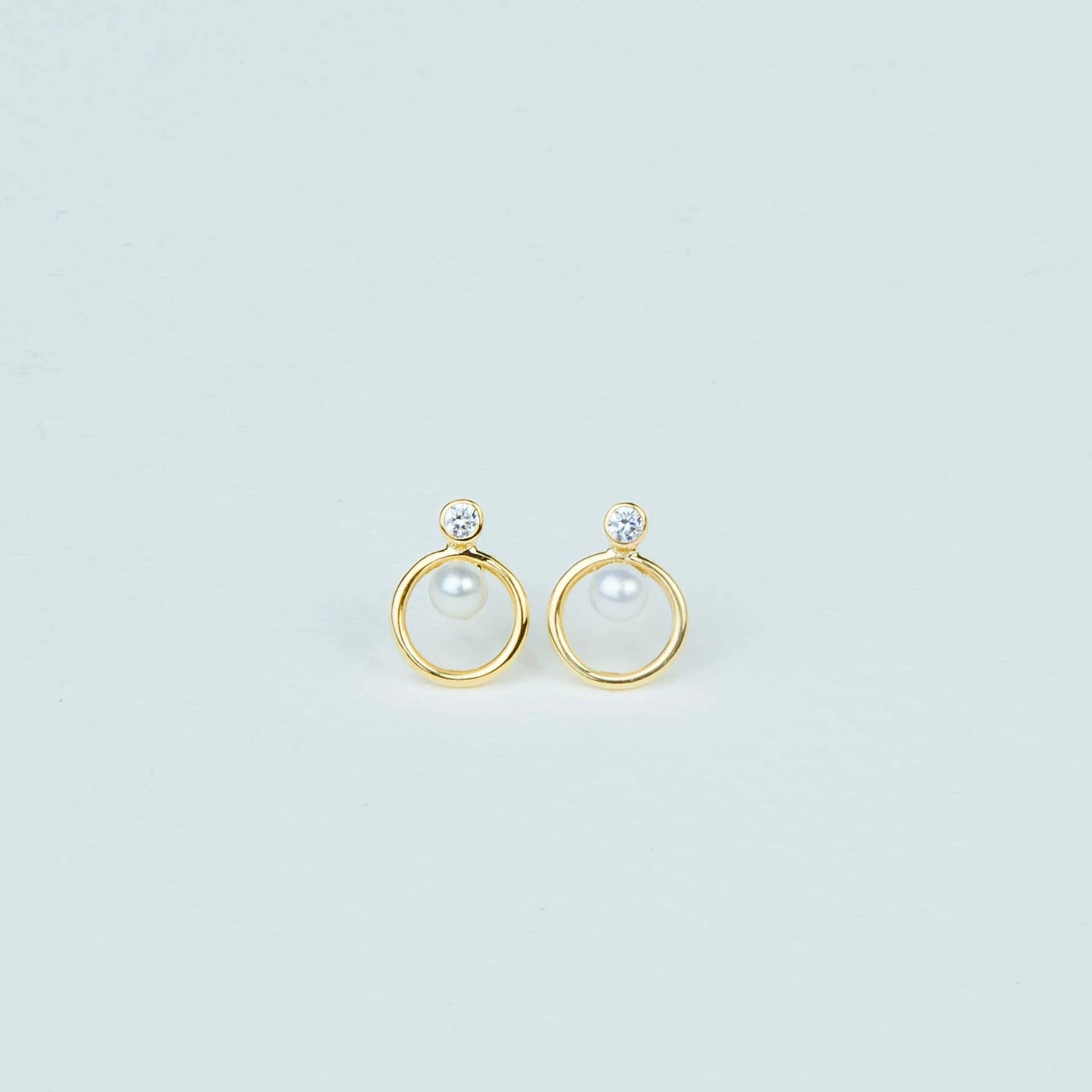 PS ILY PEARL O EARRINGS