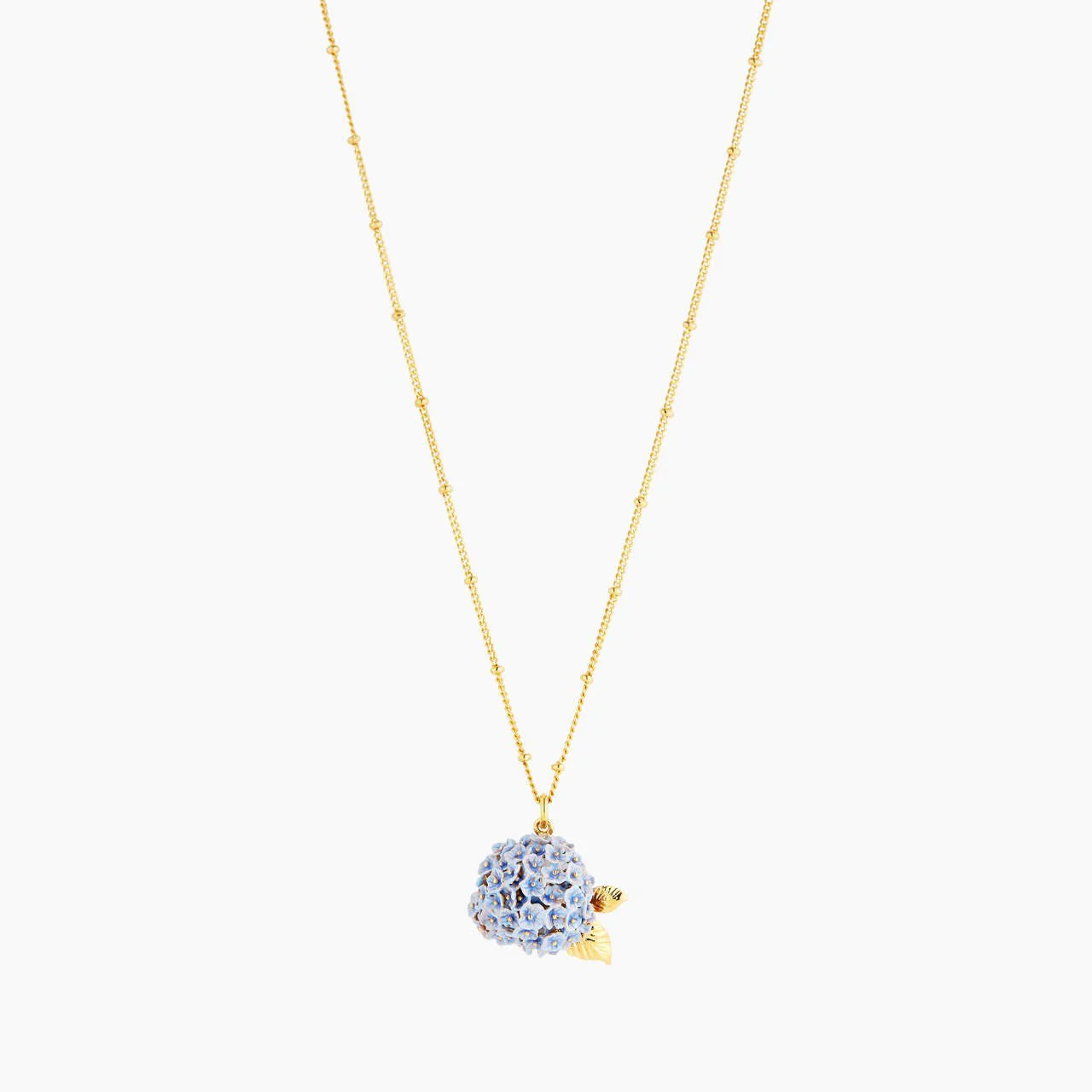 HYDRANGEA PENDANT NECKLACE