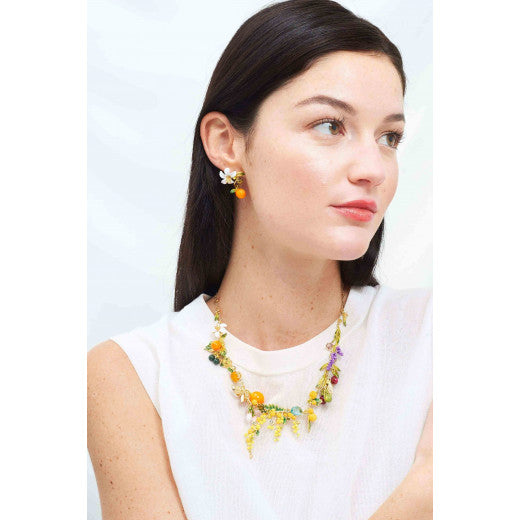 MULTI ELEMENT OF THE PROVENCE GARDEN COLLAR NECKLACE
