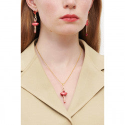 ROSE BUD BALLERINA PENDANT NECKLACE
