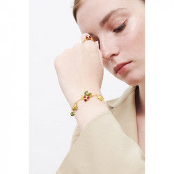 ACORN AND OAK TREE LEAVES CHARMS BRACELET