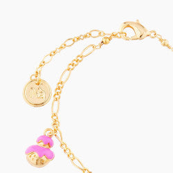 CREAM PUFF, PALMIER, PUFF PASTRY AND CROISSANT CHARMS BRACELET