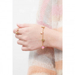 CREAM PUFF, PALMIER, PUFF PASTRY AND CROISSANT CHARMS BRACELET
