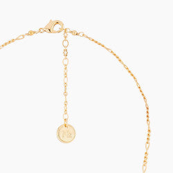 CREAM PUFF, PALMIER, PUFF PASTRY, CROISSANT AND CHERRY THIN NECKLACE