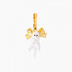 KITTY AND BOW SLEEPER EARRINGS