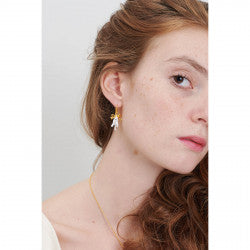KITTY AND BOW SLEEPER EARRINGS