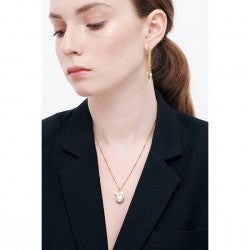 KITTY AND PEARL PENDANT NECKLACE