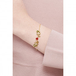 HEART MISTLETOE THIN BRACELET