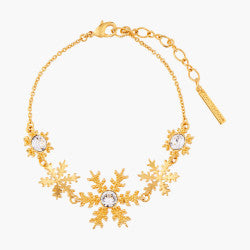 GOLDEN SNOWFLAKES THIN BRACELET