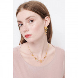 GOLDEN SNOWFLAKES COLLAR NECKLACE