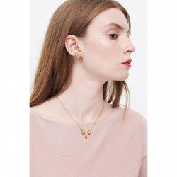 HEART MISTLETOE THIN NECKLACE
