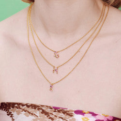 LETTER I EXTRAORDINARY NECKLACE