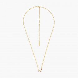 LETTER W EXTRAORDINARY NECKLACE