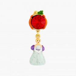 CINDERELLA AND PUMKPIN POST EARRINGS