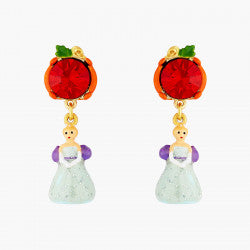 CINDERELLA AND PUMKPIN POST EARRINGS