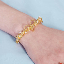 EUCALYPTUS LEAVES BANGLE BRACELET