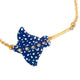 Speckled Bue Eagle Ray thin bracelet