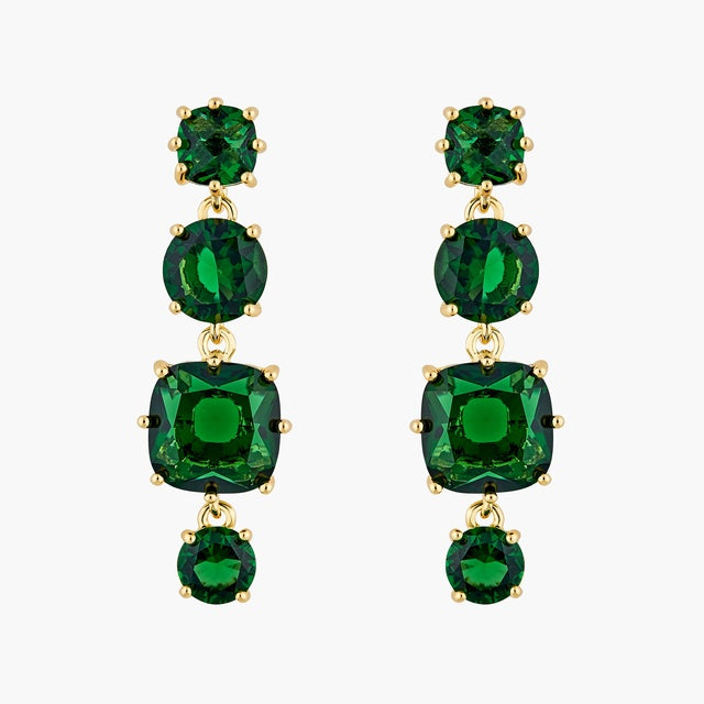 Emerald Green 4 stones Diamantine