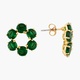 Emerald Green 6 stones Diamantine