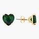 Emerald Green Heart Stone Diamantine