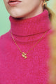 Flamboyant Orchids And Branch Pendant Necklace