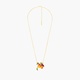 Crunchy Apples And Grape Bunch Pendant Necklace