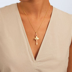 SPARKLING RHINESTONES BALLERINA PENDANT NECKLACE