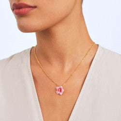 HIBISCUS PENDANT NECKLACE