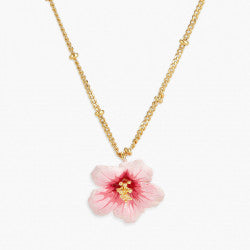 HIBISCUS PENDANT NECKLACE