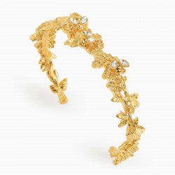 HONEYCOMBS AND BEES BANGLE BRACELET