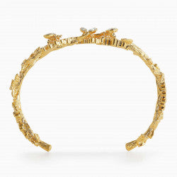 HONEYCOMBS AND BEES BANGLE BRACELET