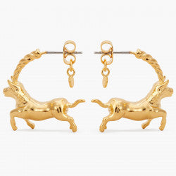 TAURUS ZODIAC SIGN HOOPS EARRINGS
