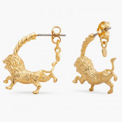 LEO ZODIAC SIGN HOOPS EARRINGS