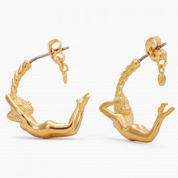 VIRGO ZODIAC SIGN HOOPS EARRINGS