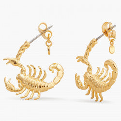 SCORPIO ZODIAC SIGN HOOPS EARRINGS