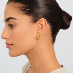 SAGITTARIUS ZODIAC SIGN HOOPS EARRINGS