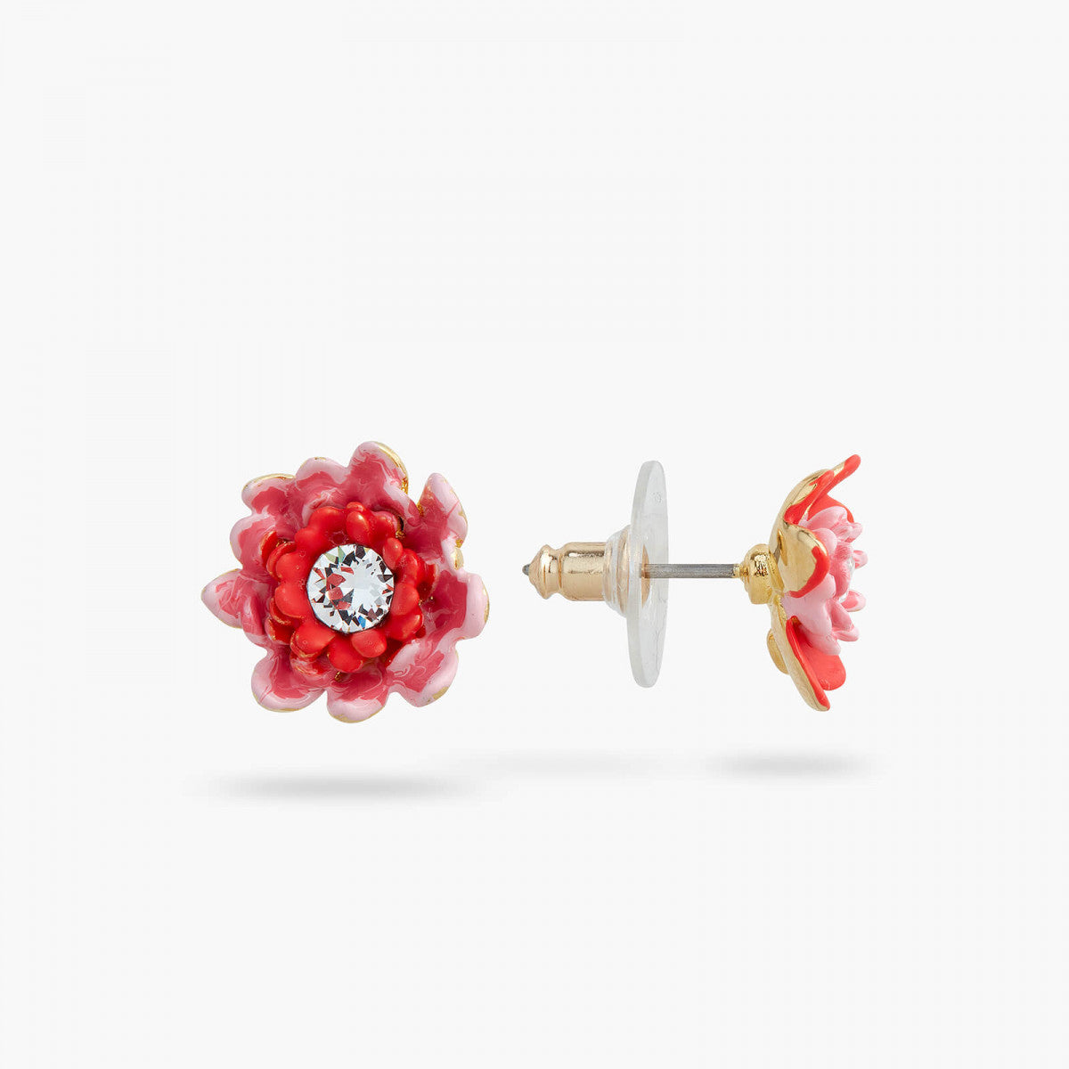 ANEMONE AND GERBERA POST EARRINGS