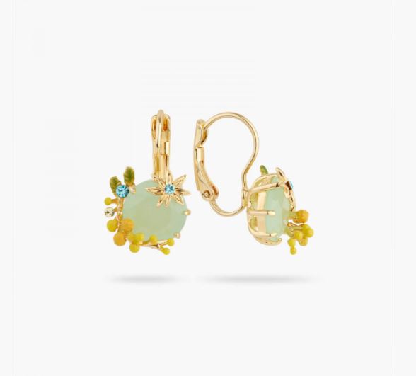 MIMOSA AND STAR ANISE CLIP EARRINGS