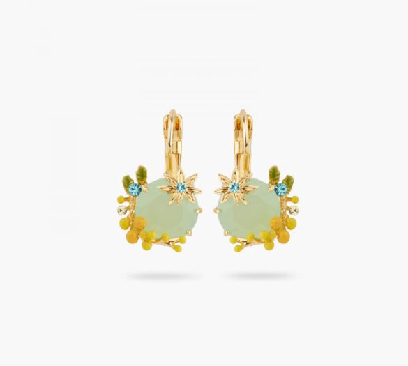 MIMOSA AND STAR ANISE CLIP EARRINGS