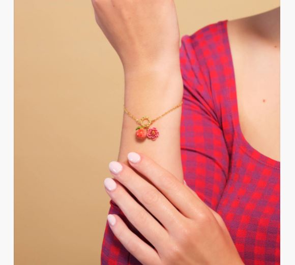PEACH AND PEACH BLOSSOM FINE BRACELET