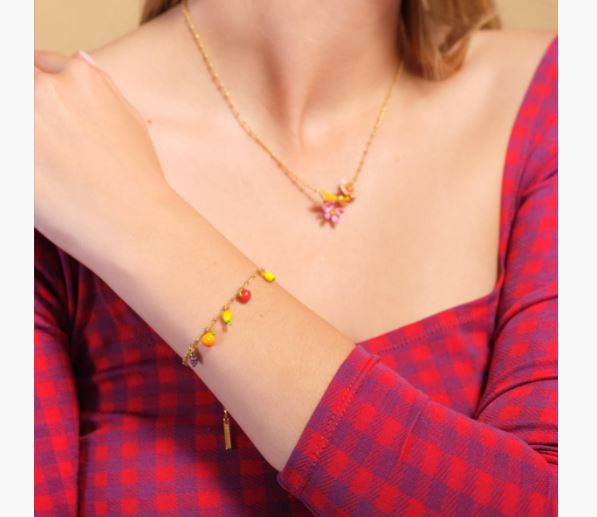 GRAPES AND FRUIT FINE BRACELET