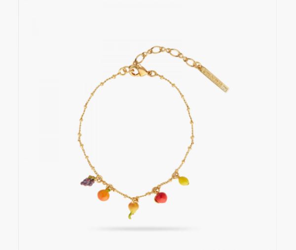 GRAPES AND FRUIT FINE BRACELET